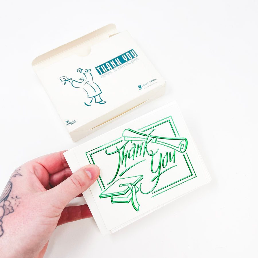 Graduation Thank You Cards and Envelopes - Set of 5