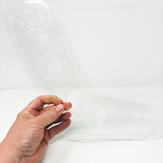 2 Piece Acrylic Sock Blockers