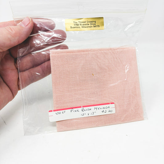 30 Count Melinda Linen - Pink Blush