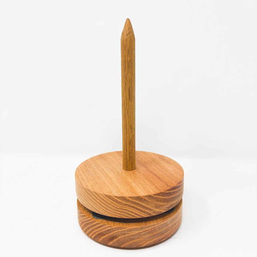 Solid Wood Yarn Holder Lazy Susan