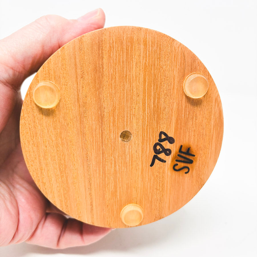 Solid Wood Yarn Holder Lazy Susan