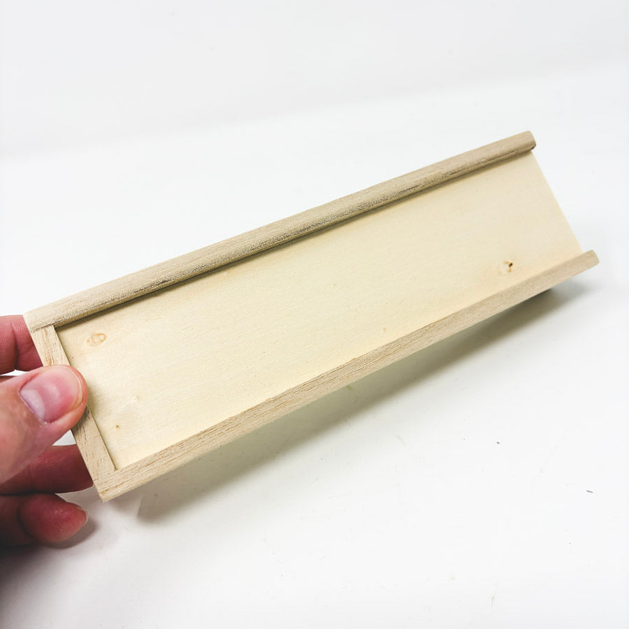 Wood Slide Narrow Top Box