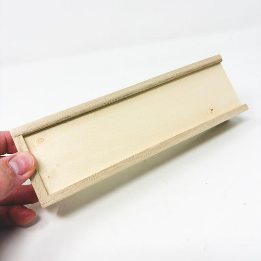 Wood Slide Narrow Top Box