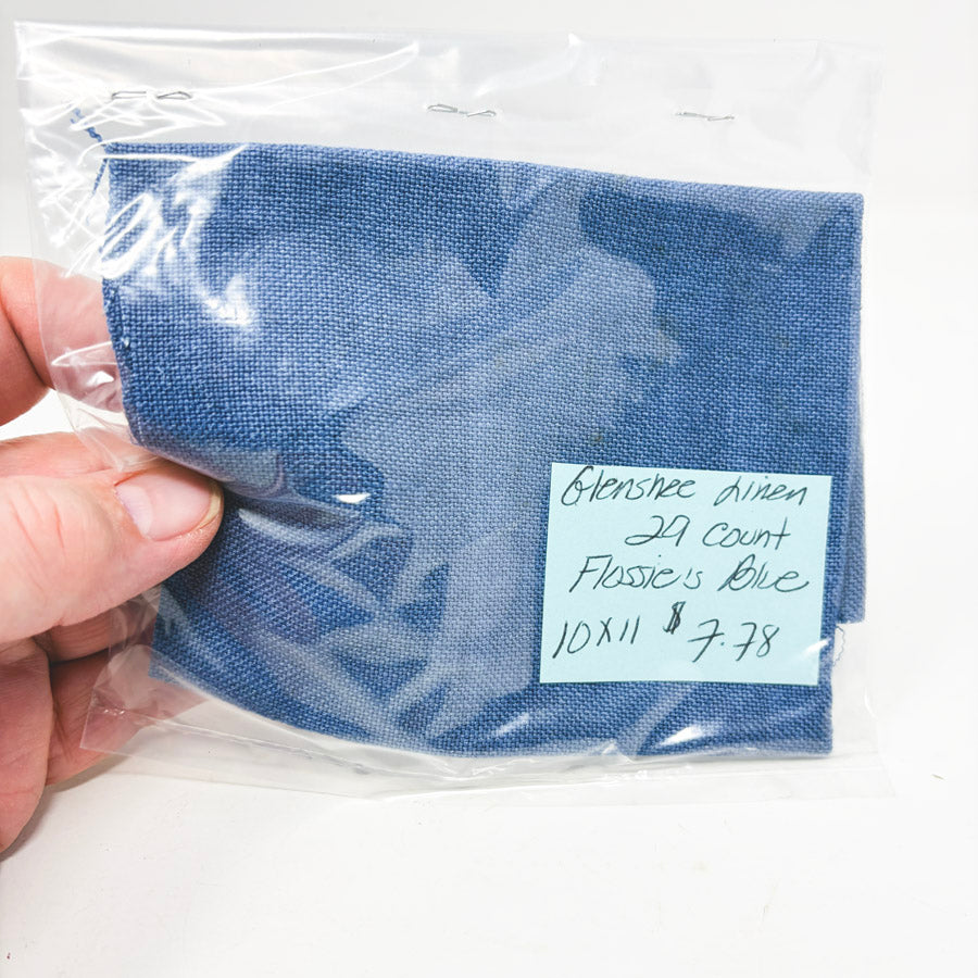 29 Count Glenshee Linen - Flossie's Blue