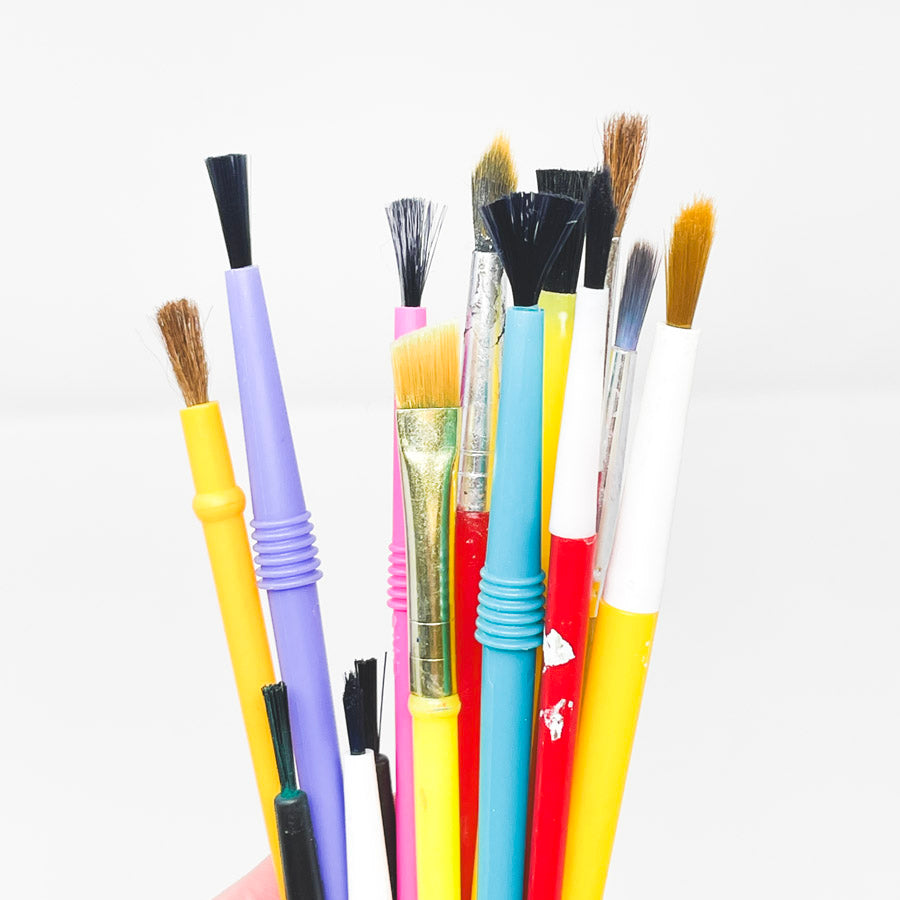 Bundle of Small Kids Paintbrushes