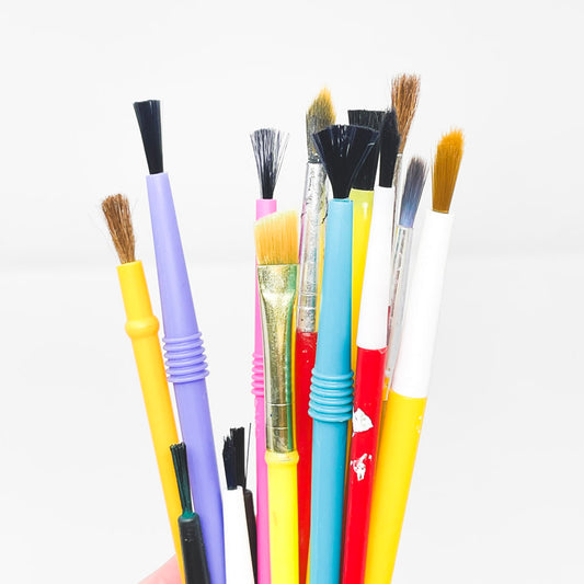 Bundle of Small Kids Paintbrushes