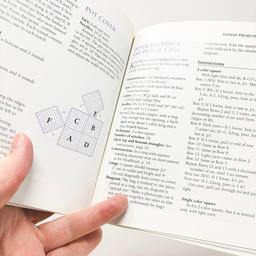 Domino Knitting Book by Vivian Hoxbro