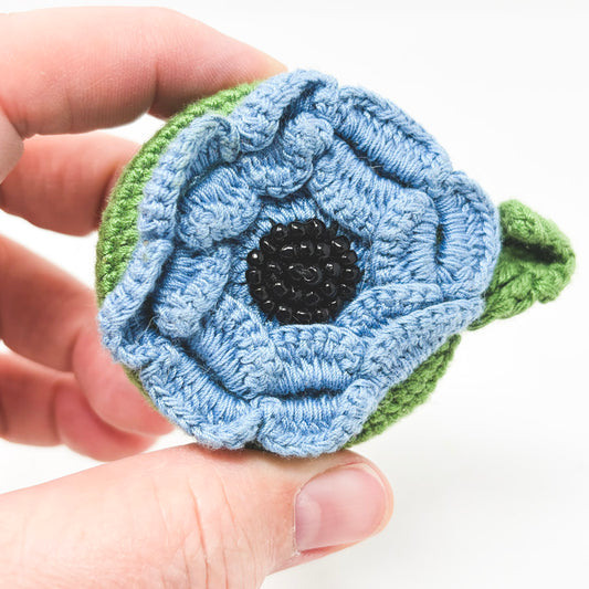 Lantern Moon Blue Flower Retractable Tape Measure