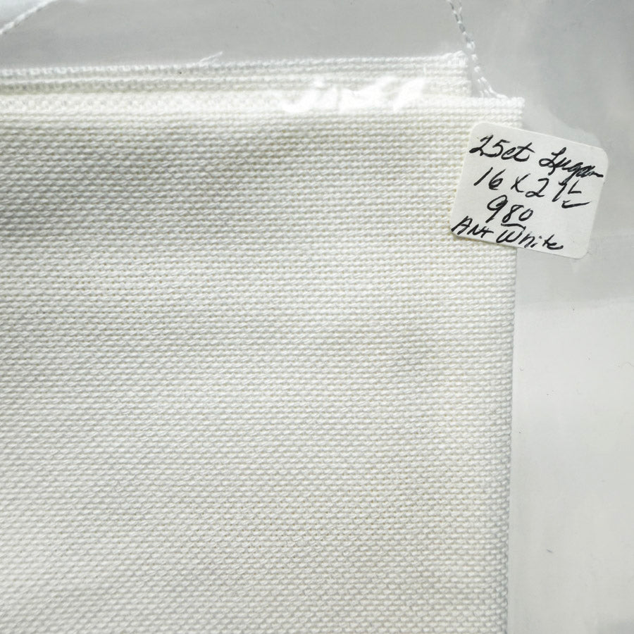 25 Count Lugana Needlework Fabric - Antique White