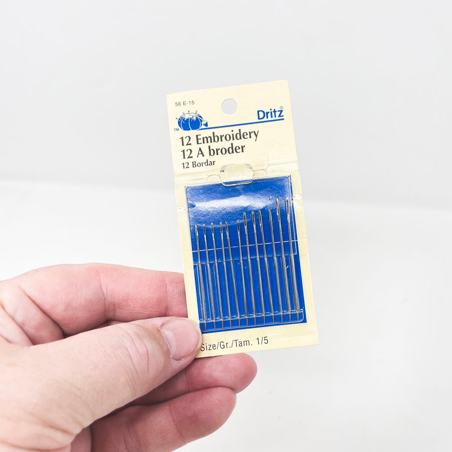 Dritz 12 Embroidery Needles