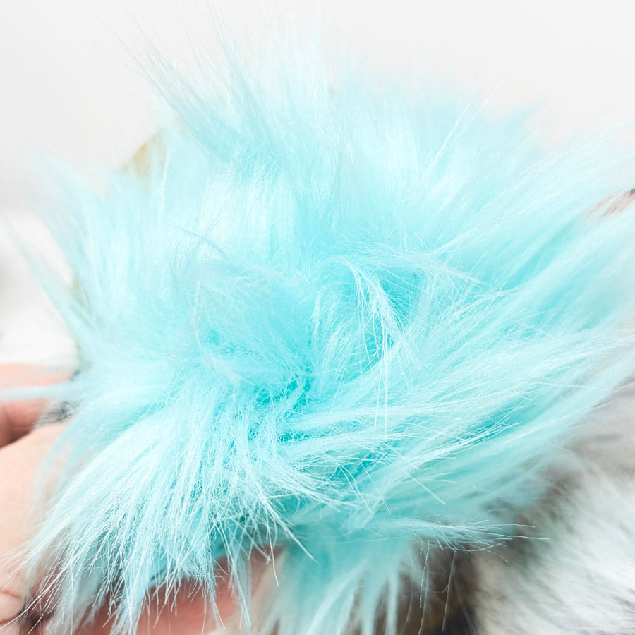 Mixed Brand Faux Fur Pom Poms – Light