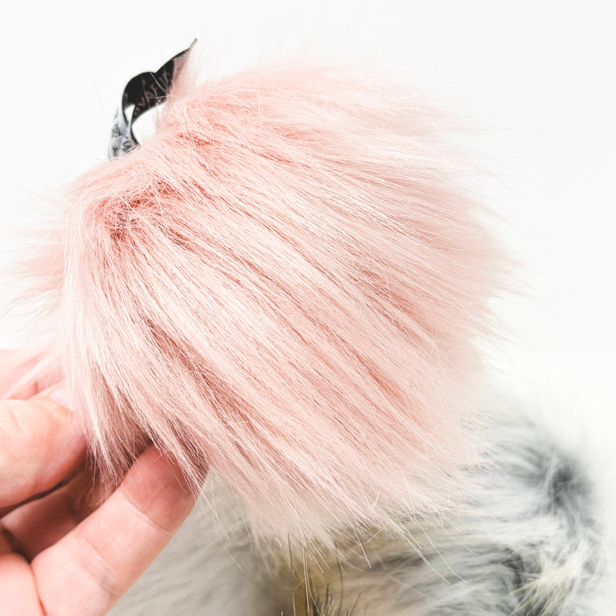 Mixed Brand Faux Fur Pom Poms – Light