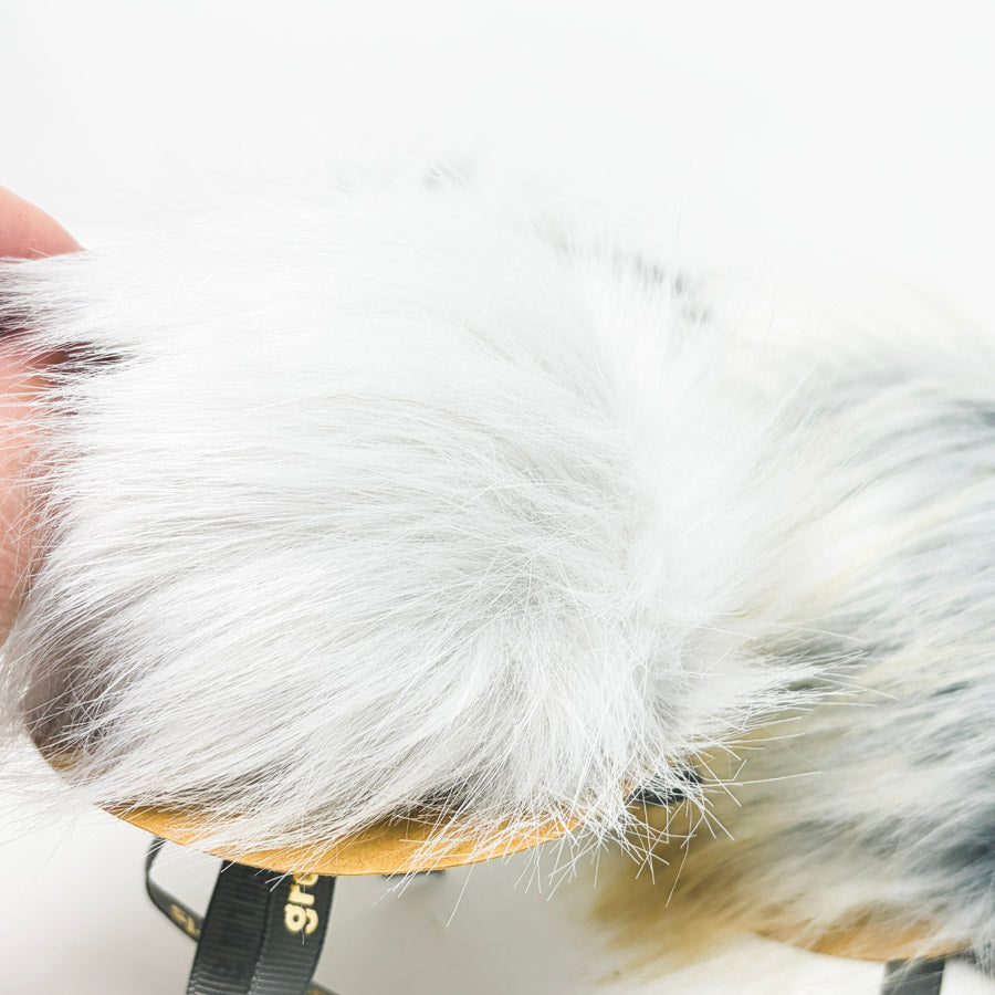 Mixed Brand Faux Fur Pom Poms – Light