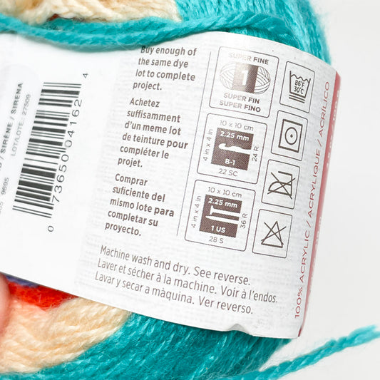 Red Heart Amigurumi Yarn - Mermaid
