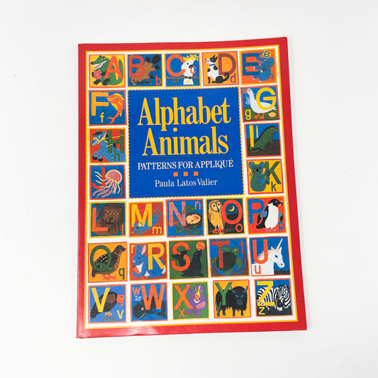Alphabet Animals Patterns for Applique Book