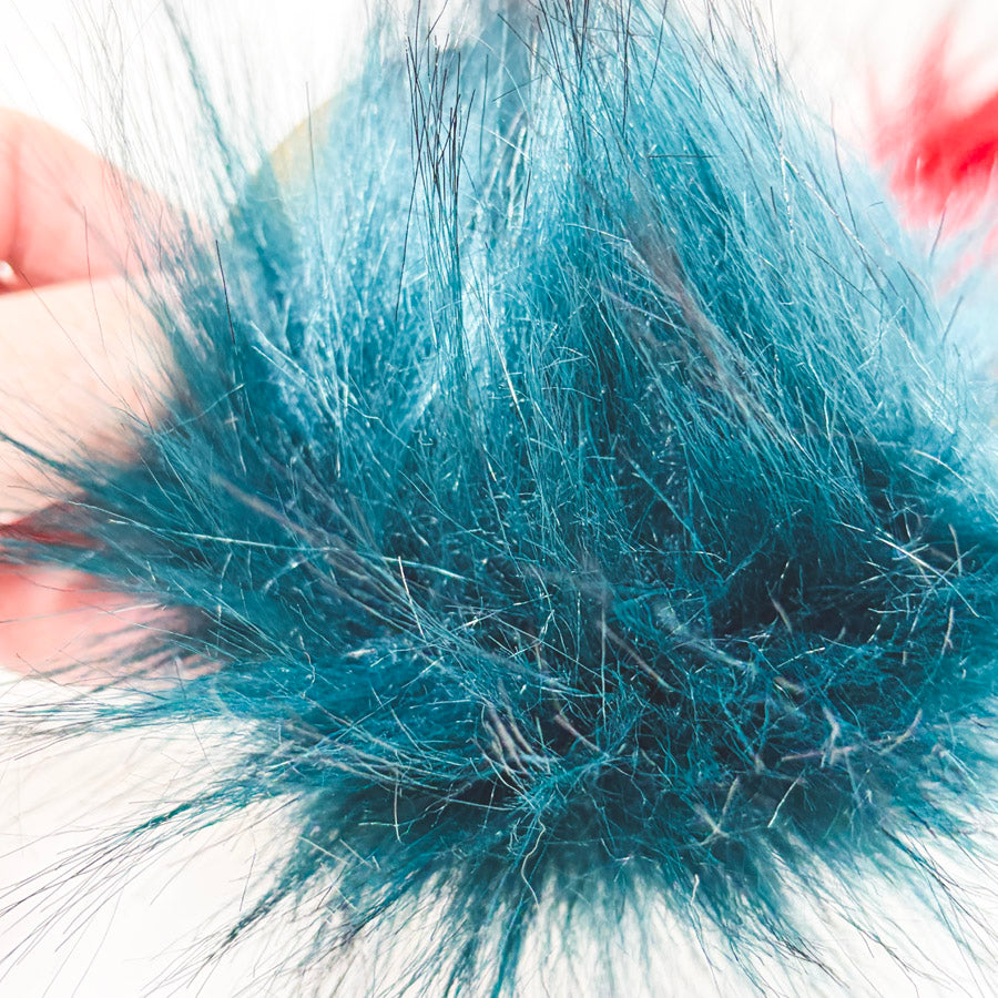 Grocery Girl Knit Faux Fur Pom Poms – High Chroma