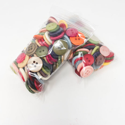 Bag of Assorted Buttons - Multi-Color