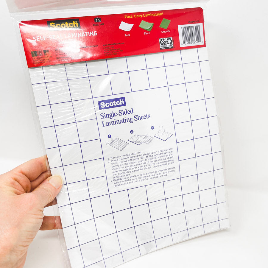 Scotch 9" x 12" Self-Seal Laminating Sheets