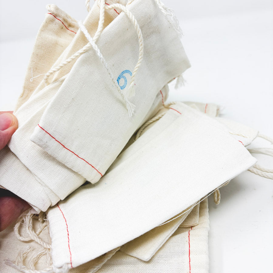 Numbered Yarn Bags