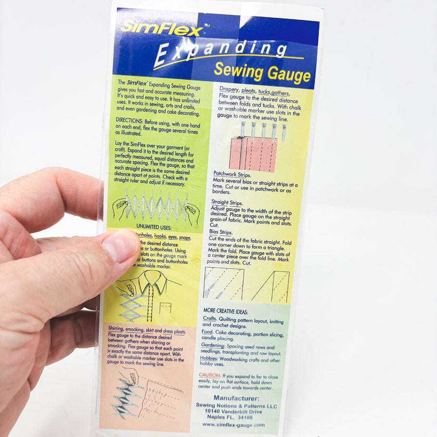 Simplex Expanding Sewing Gauge
