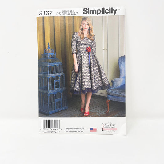 2016 Simplicity Sewing Patterns 8167 - Misses Dress