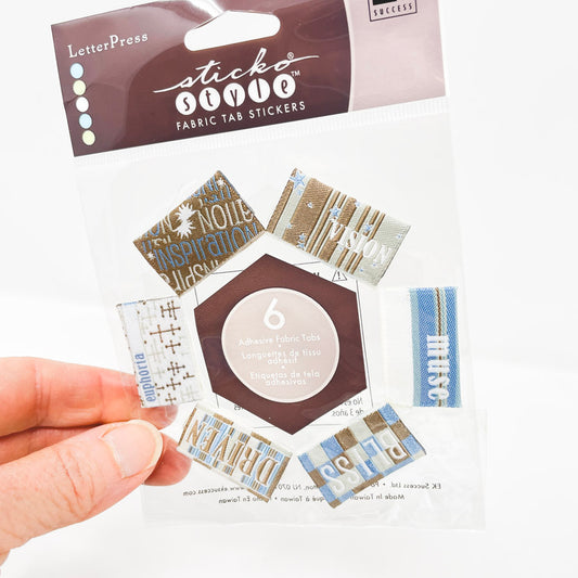 EK Success Sticko Fabric Tab Stickers