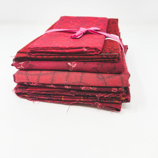 Deep Reds Fabric Bundle