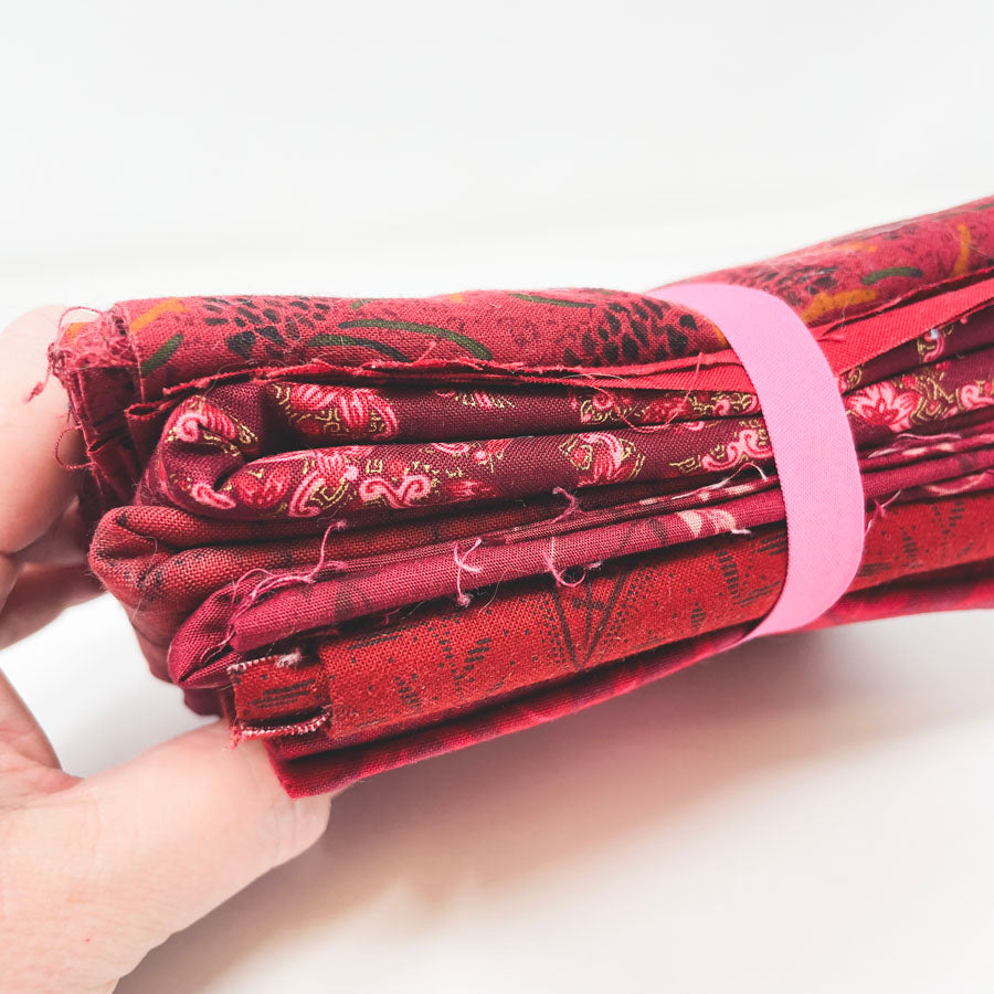 Deep Reds Fabric Bundle