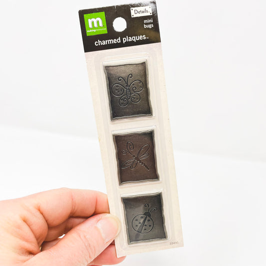Making Memories Charmed Plaques - Mini Bugs