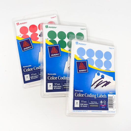 Avery Color Coding Labels