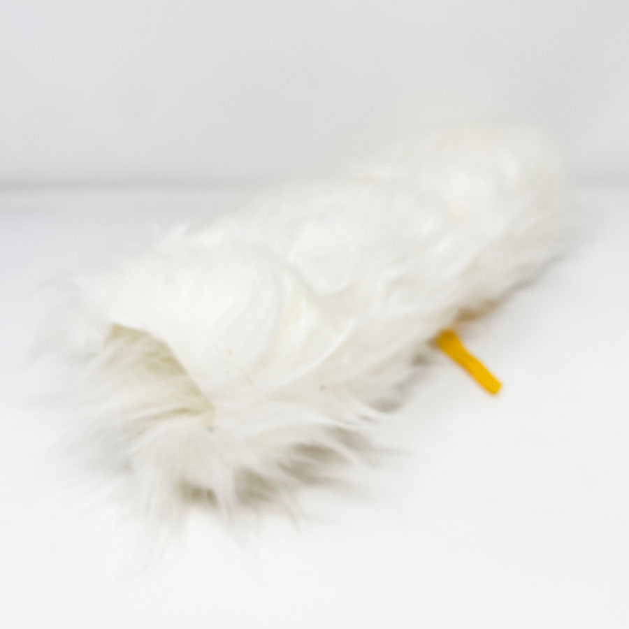 White Fur Remnants - 2 pc