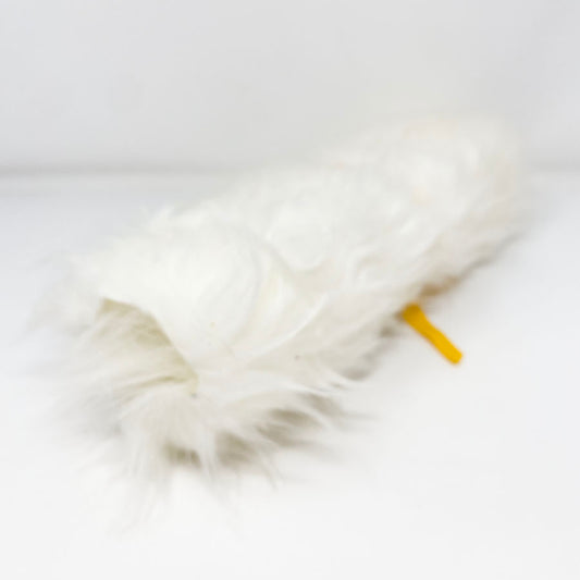 White Fur Remnants - 2 pc