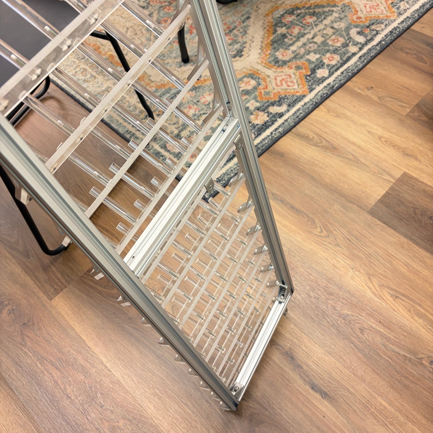 Large Spool Acrylic & Aluminum Thread Rack
