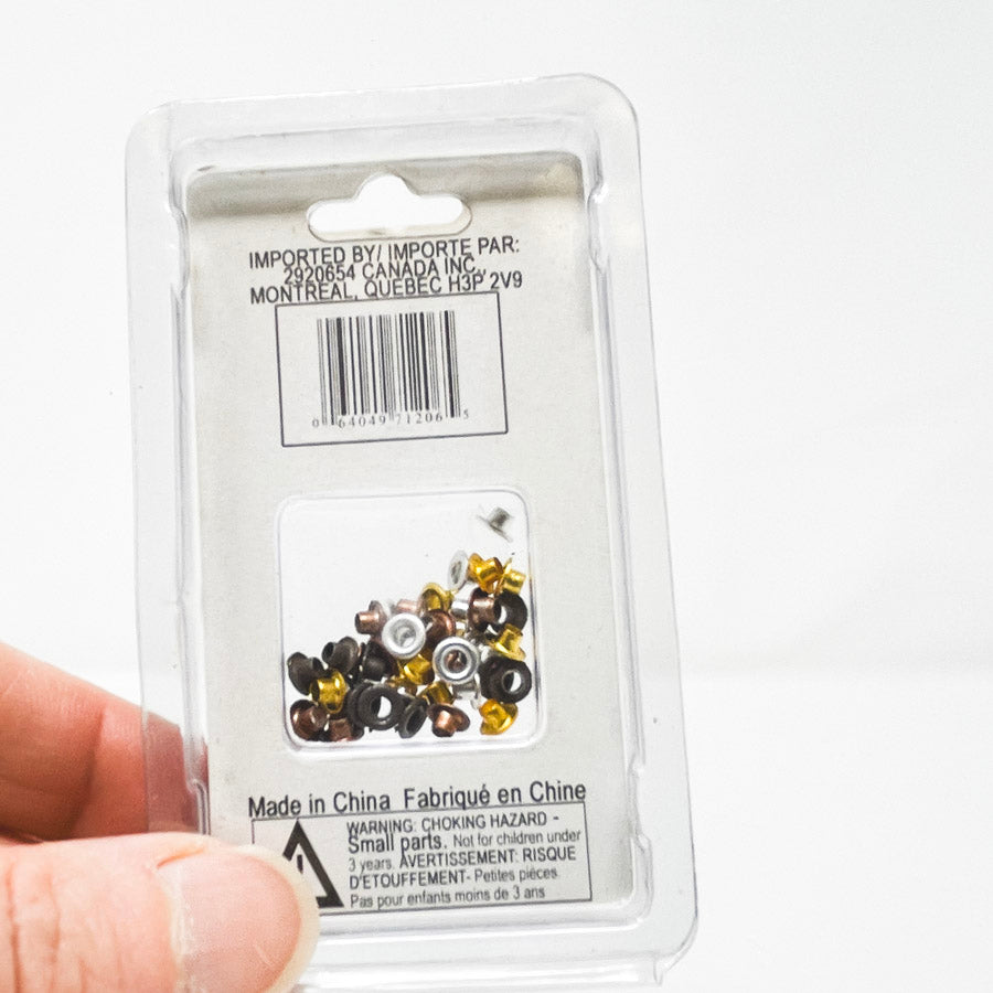 Assorted Eyelets  - 1/8" Medium Round