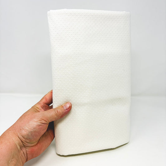 Appx 3 Yds White Non-Slip Grip Fabric
