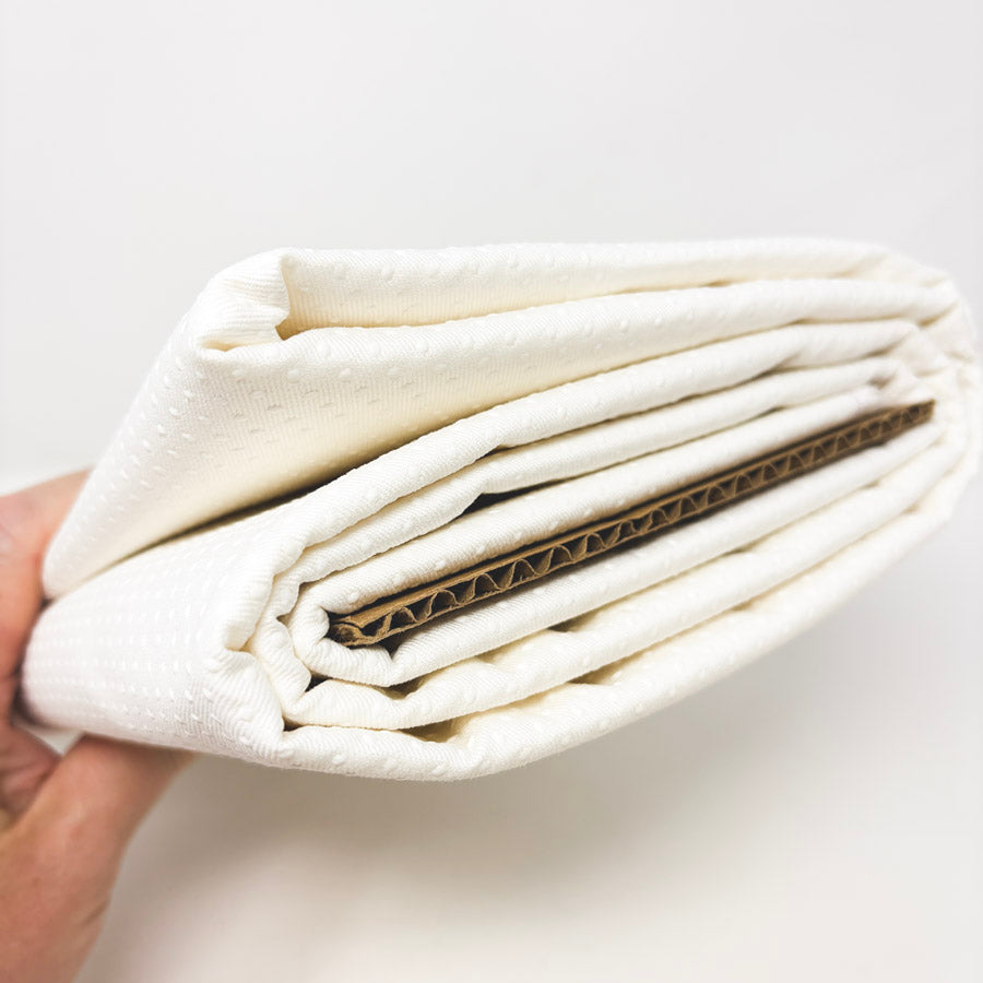 Appx 3 Yds White Non-Slip Grip Fabric