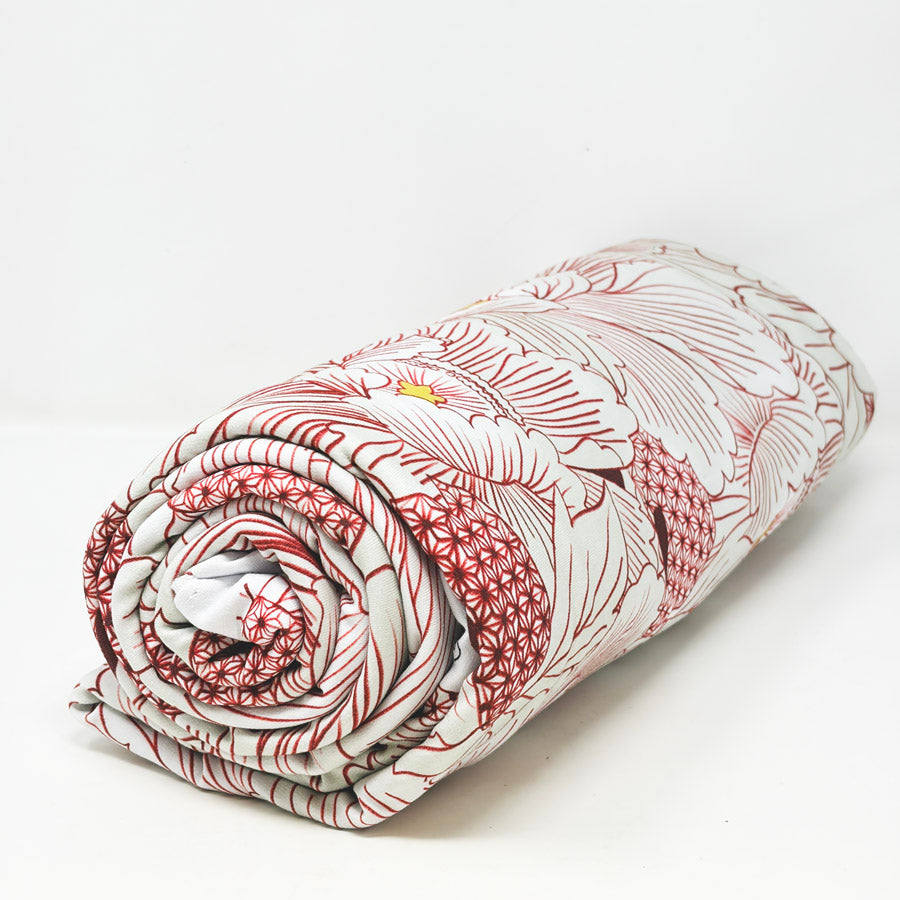 Appx 3 Yds Fleurs Cotton Spandex Fabric