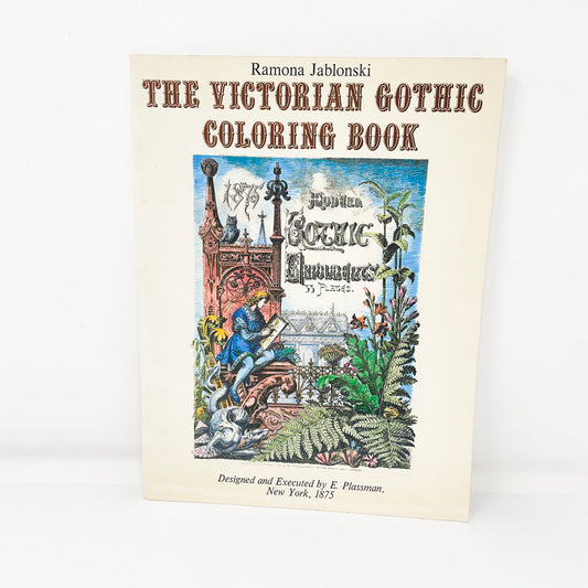 The Victorian Gothic Coloring Book by Ramona Jablonski