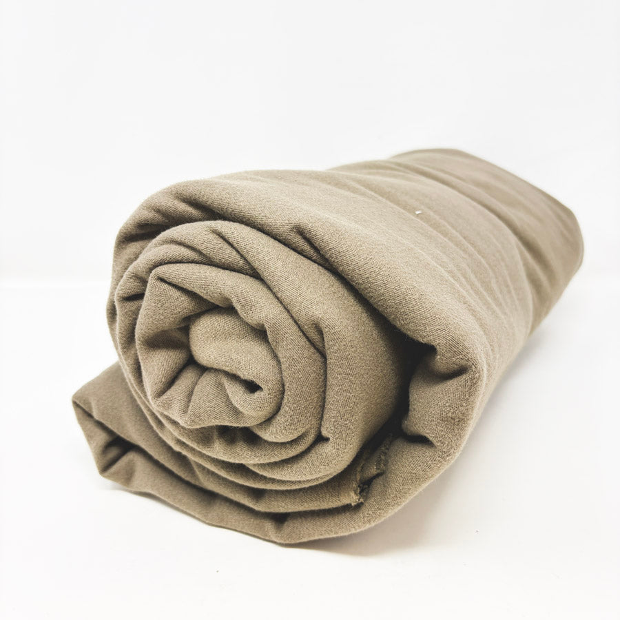 Appx 3 Yds Olive Wool Blend Fabric