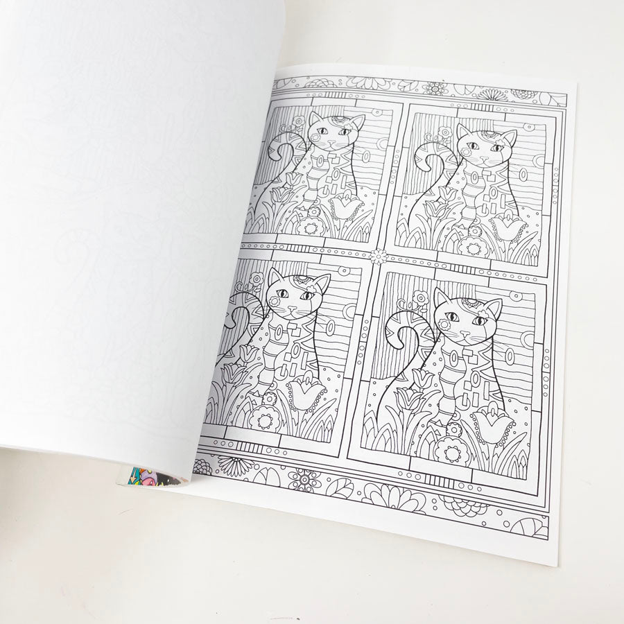 Creative Cats Coloring Book