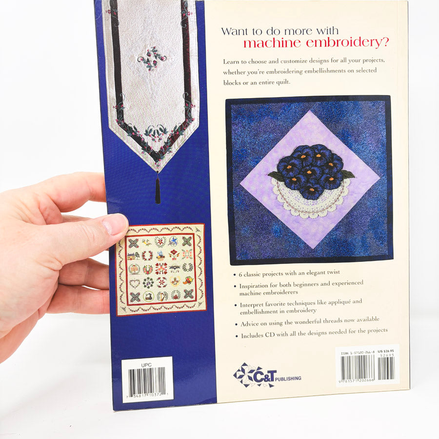 Machine Embroidery Makes the Quilt Book by Patty Albin