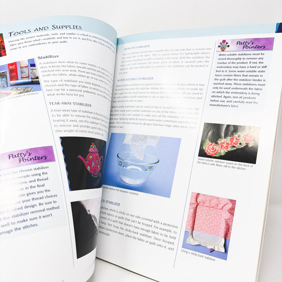 Machine Embroidery Makes the Quilt Book by Patty Albin
