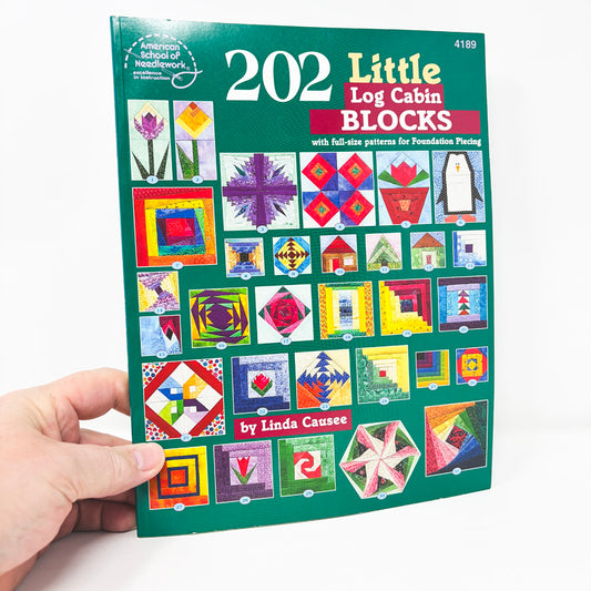 202 Little Log Cabin Blocks Book