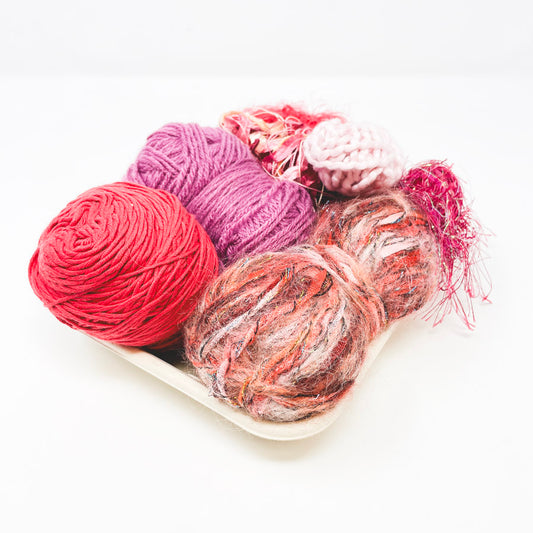 Spicy Pink Yarn Sushi Weaving Kit