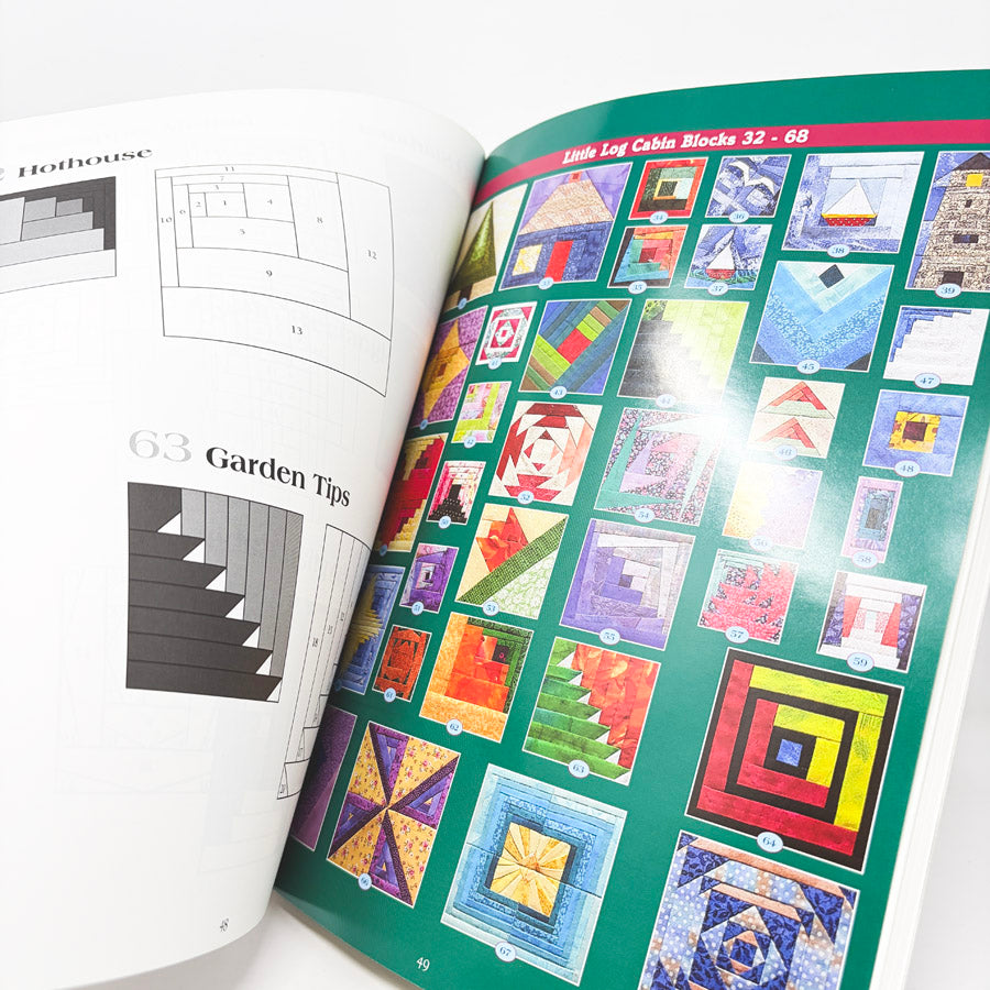 202 Little Log Cabin Blocks Book