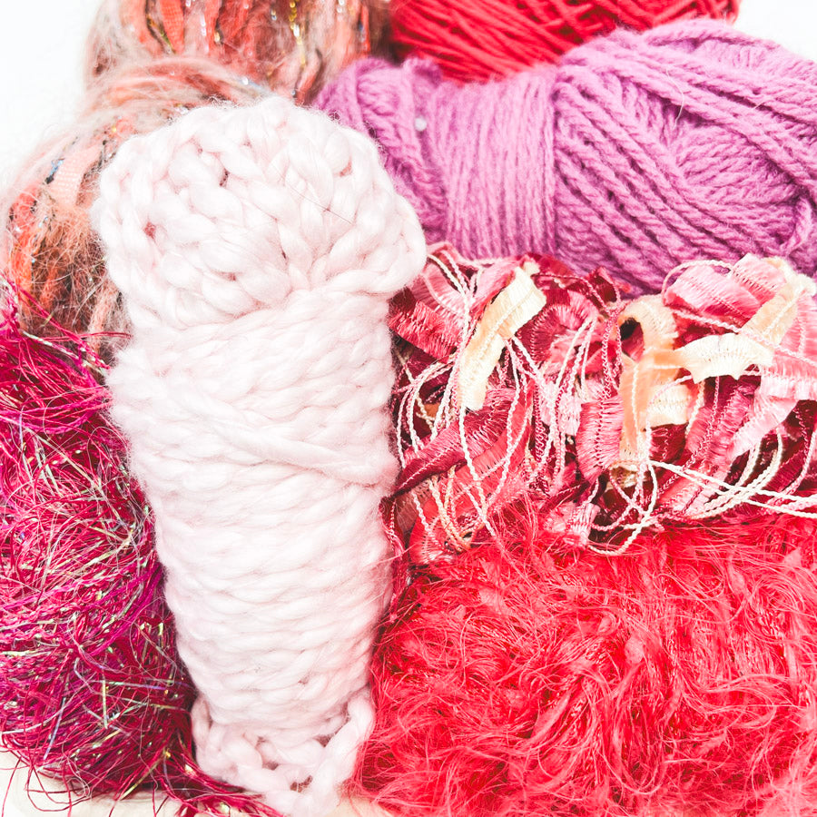 Spicy Pink Yarn Sushi Weaving Kit