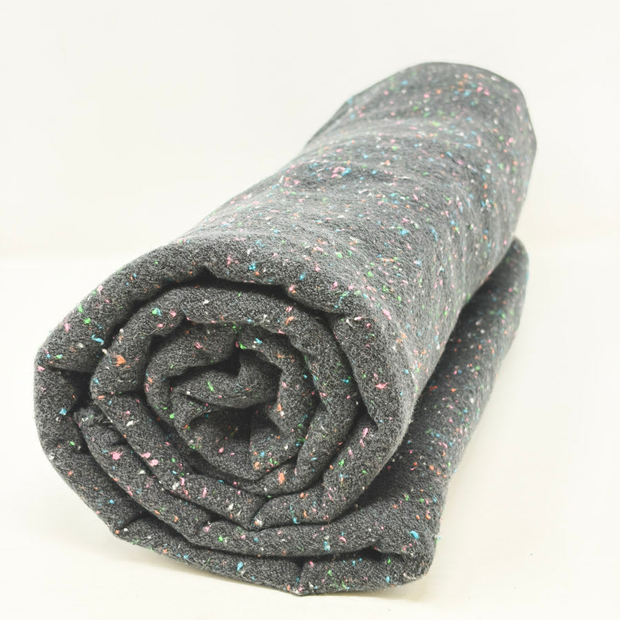 Appx 3 Yds Rainbow Confetti Wool Blend Slub Fabric
