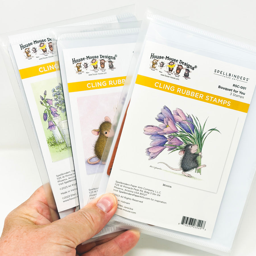 Spellbinders House Mouse Designs Cling Stamp Sets - Bouquets