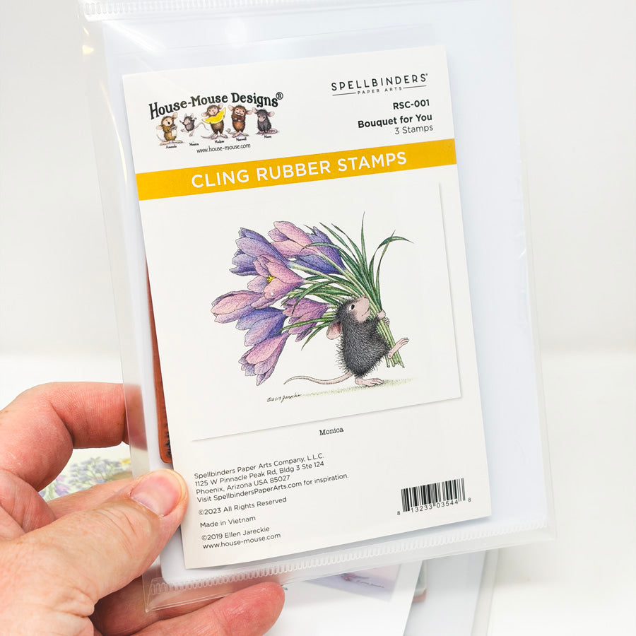 Spellbinders House Mouse Designs Cling Stamp Sets - Bouquets