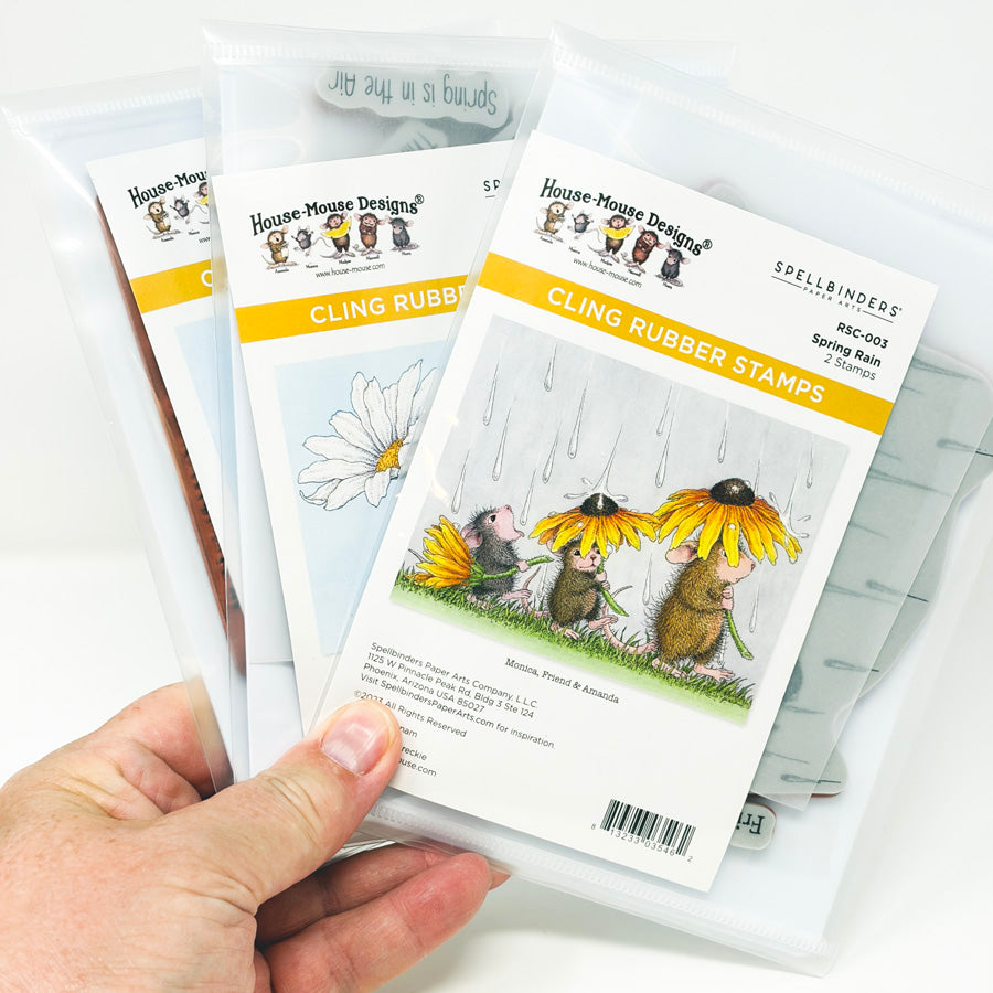 Spellbinders House Mouse Designs Cling Stamp Sets - Flower